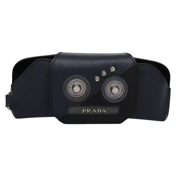 PRADA Sunglass Case Safiano Navy Auth - Picture 1 of 15